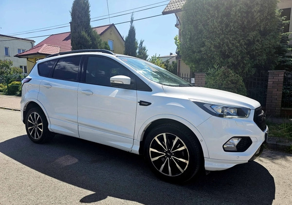 Ford Kuga cena 69900 przebieg: 186000, rok produkcji 2018 z Wleń małe 254